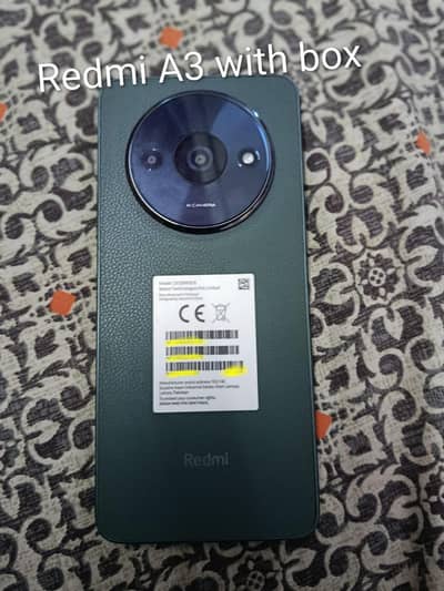 redme A3 mobile with box and charger
