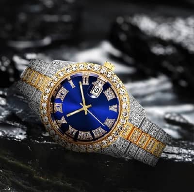 Luxury Hip Hop Watch ⌚ Stillness Steel Diamond 