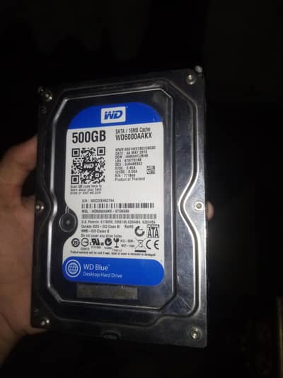 500 GB Hard drive