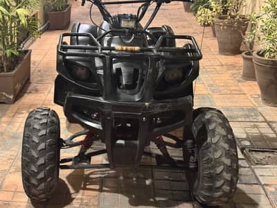 ATV quad bike branded with American frame very big and powerful