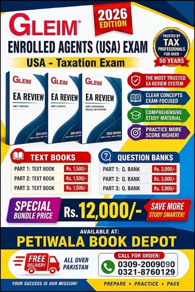 Enrolled Agent (USA - Taxation Exam) 2026