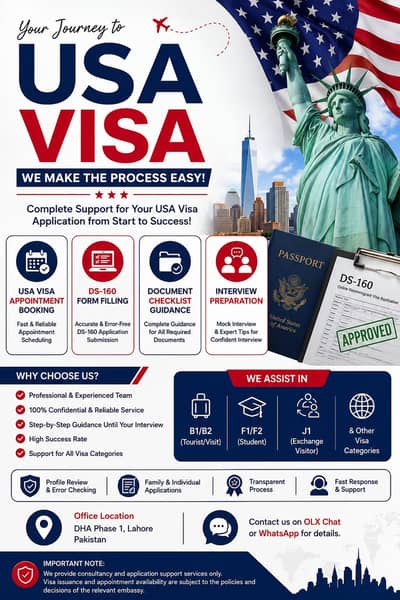  USA Visa Appointment Booking | DS-160 Form Filling | Interview P