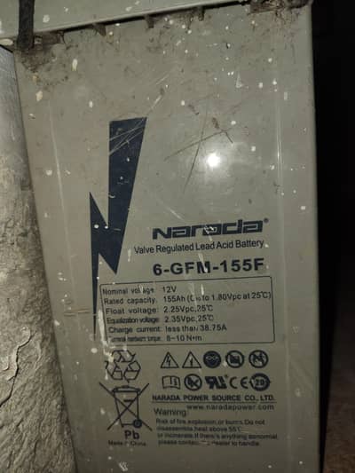 12v 155Ah almost dead battery