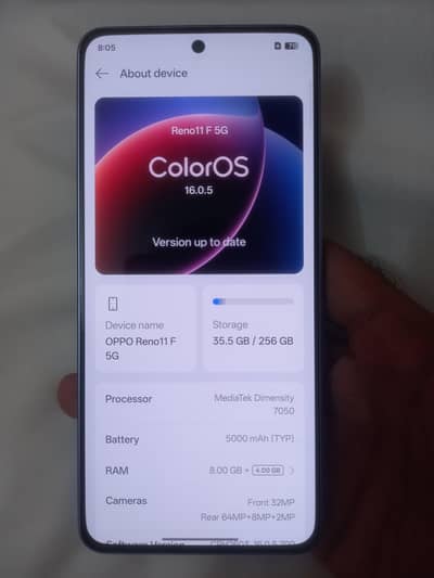 OPPO Reno 11 F 5G Official PTA approved