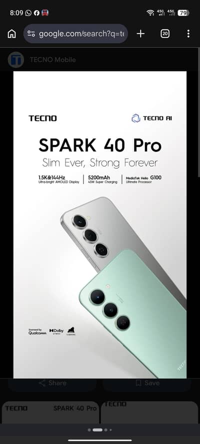 Tecno spark 40 pro