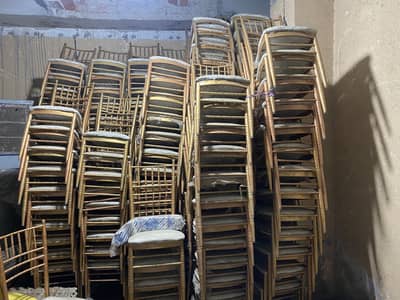 Shinwari golden chairs almost new