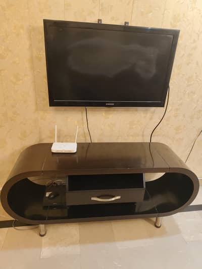 TV CONSOLE in extra gloss with drawer