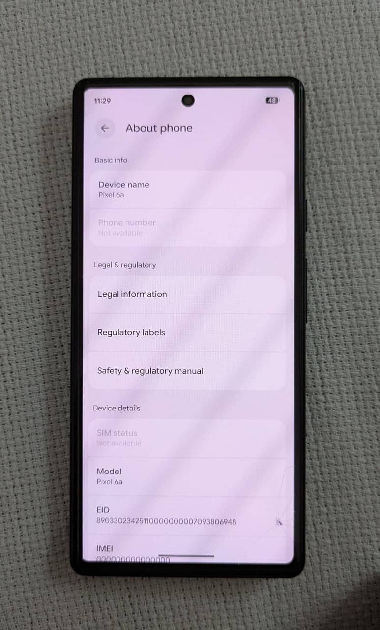 Google Pixel 6a 5