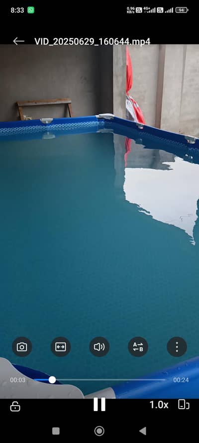 swimingpool. size. 15*8*3