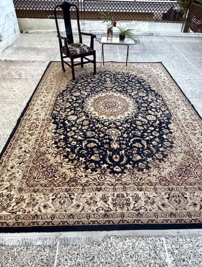 Elegant Persian-Design Turkish Area Rug (8 x 11.5 ft)