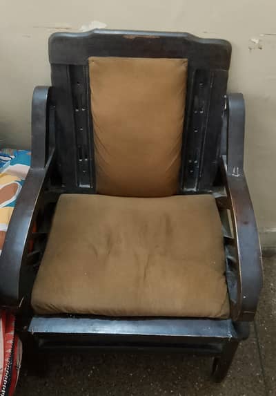 Kikar wood sofa set