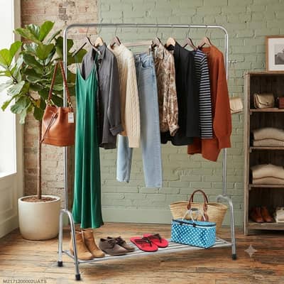 Silver Hanging Rack 48×60 inch For Home and Shop