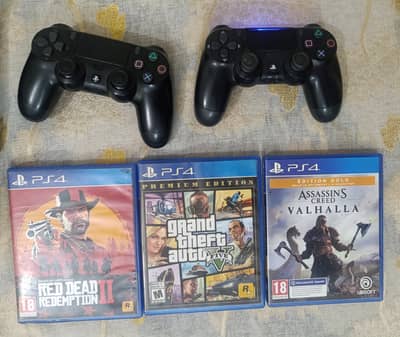 PS GAMES FOR SALE(GTA5, RDR2, AC VALHALLA)