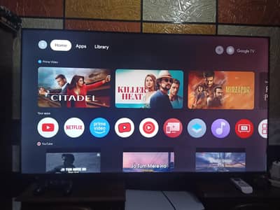 TCL 55P635 55" 4K Google TV HDR  Excellent Condition  Box + Remote