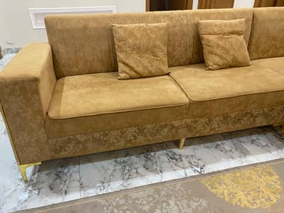 L shaped sofa