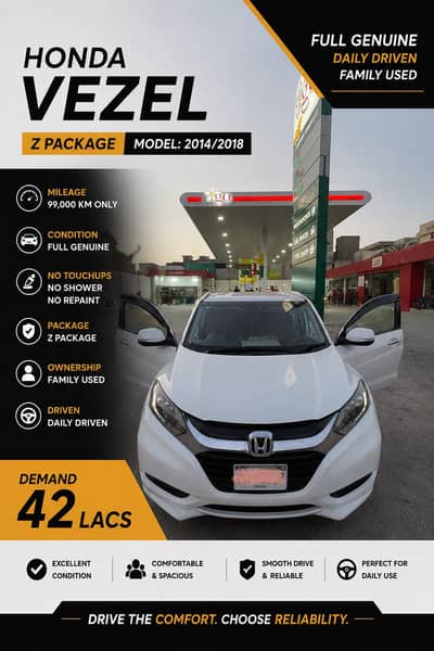 Honda Vezel Z Package Hybrid 1.5cc