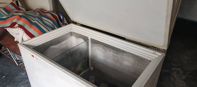 deep freezer single door genuine condition 100% good working colour