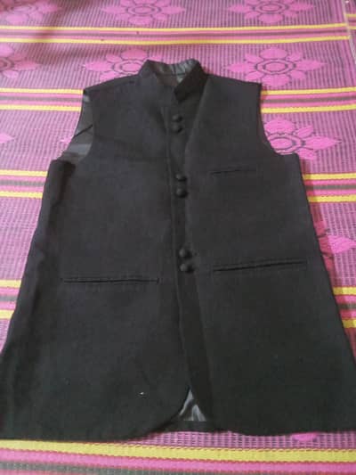 men's black waistcoat vest size small to medium