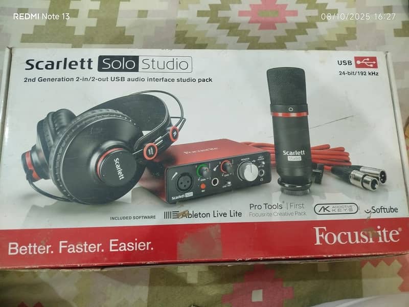 Studio bundle audio interface 0