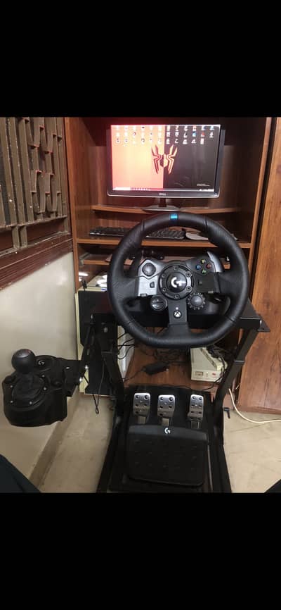 Logitech G923 with shifter and stand imported