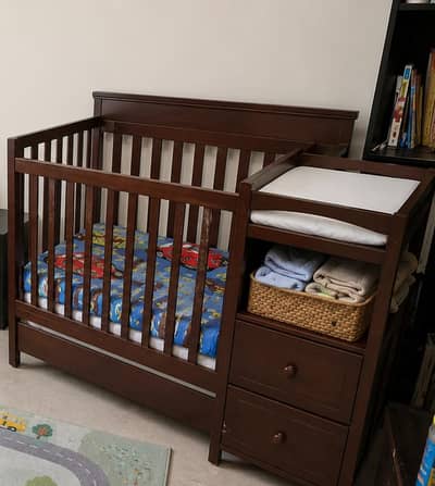 crib with mattress rocker bed sheets and blanket