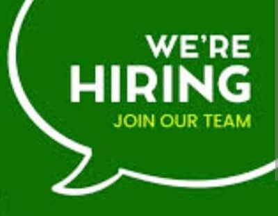 Career opportunity for male and female candidates.