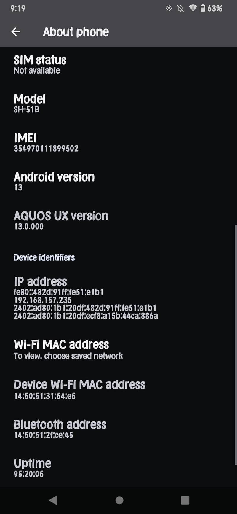 Sharp Aquos Crystal 7
