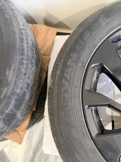 Civic Rs Wheels with tyre yokohama advan 215/55/16