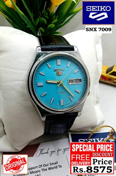 Seiko 5 Citizen Orient Automatic Pre-Owned watch Japan 03161737353