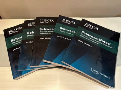 CFA Level 2 Kaplan Schweser Notes (Complete Book Set)