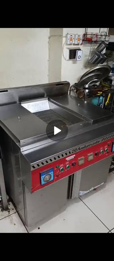 New Ambassador Commercial Fryer 2-Tank w/ Dump Zone
