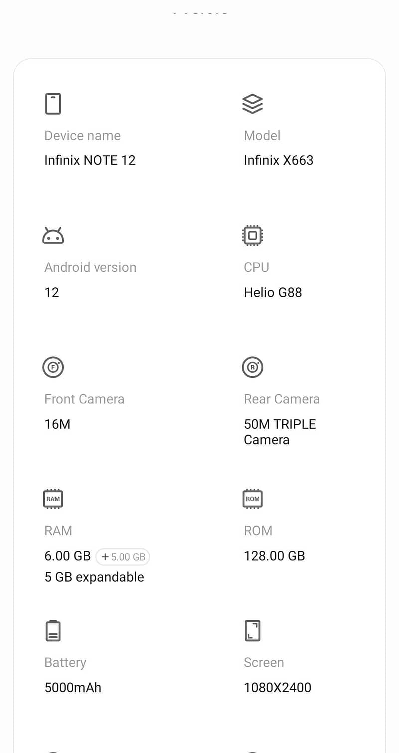 infinx note 11 2
