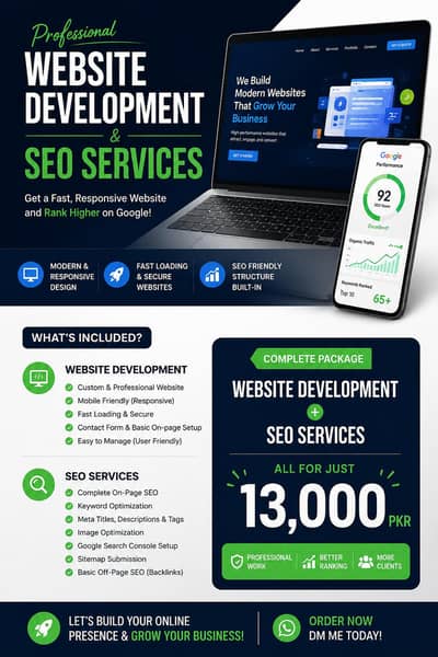 Web development with SEO