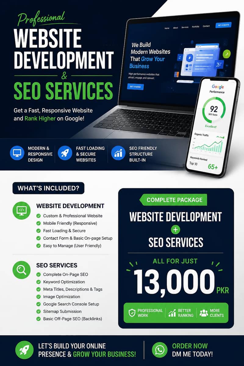 Web development with SEO 0