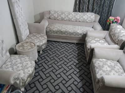 FOR SALE: 7 Seater Luxury Sofa Set*  contact/WhatsApp: 0313 5600024