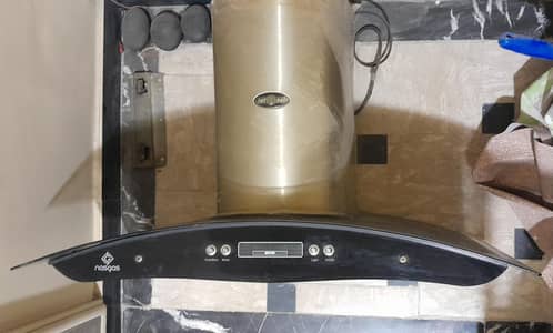 NasGas Kitchen Hood (Curved Glass Chimney Hood)