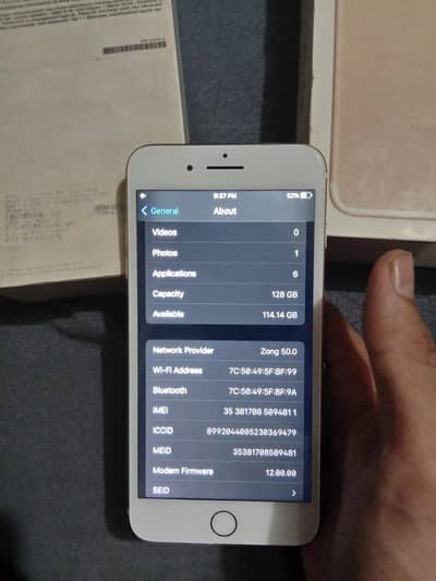 iphone 7 plus offical pta box
