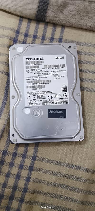 500 gb hard drive