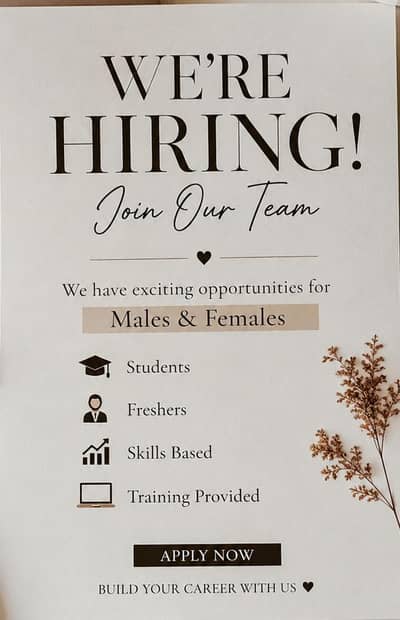 hiring in Lahore