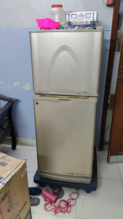 Dawlance Double Door Refrigerator + Stabilizer