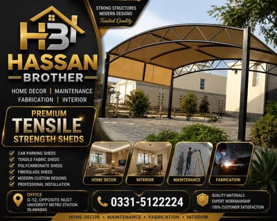FIBERGLASS SHEDS TENSILE STRENGTH SHEDS