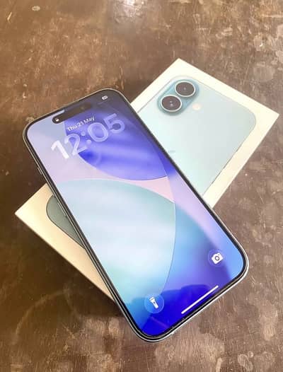 Brand New  | iPhone 16 Plus 128GB Teal | Factory Unlocked | With Box |