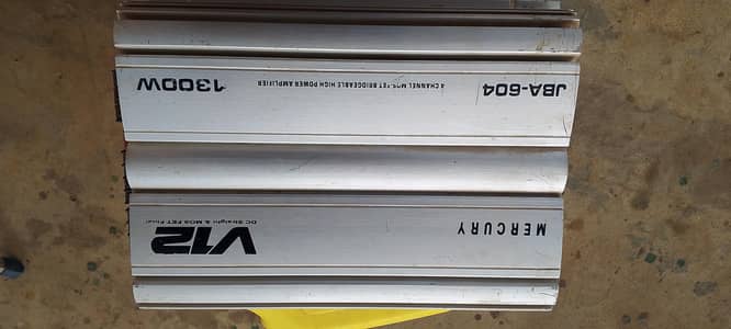 amplifier and woofer