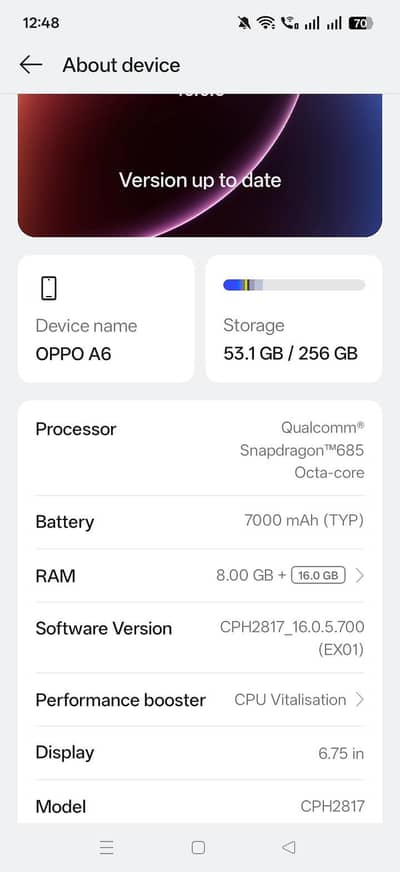 OPPO A6 8/256