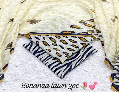 Bonanza Unstitched 3 Piece