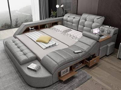 multipurpose bed-bedset-double bed-smart bed