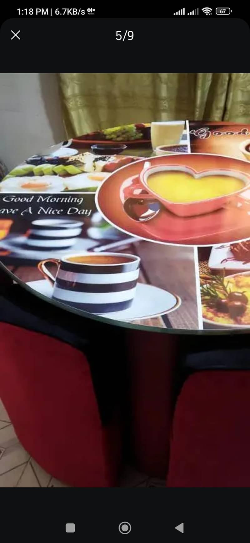 dining table with 4 sofa 2
