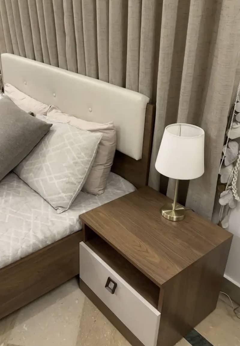 Bed Set (With side table, dressing table and study table) 1