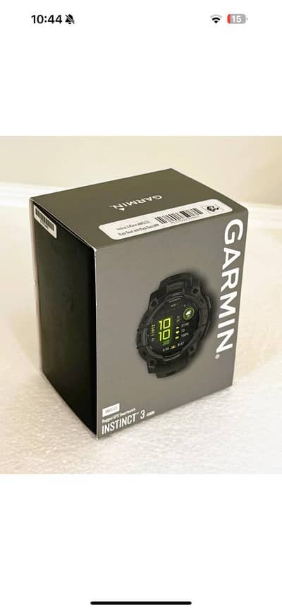 Instinct® 3 – 45 Mm, AMOLED Black with Black Band