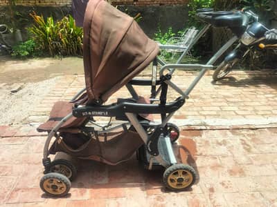Sit N Stand LX Double Stroller/Prams